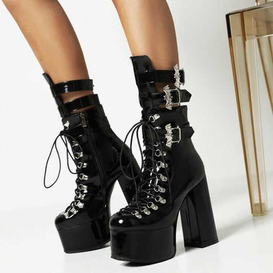 Pithius Mid-calf Platform Boots