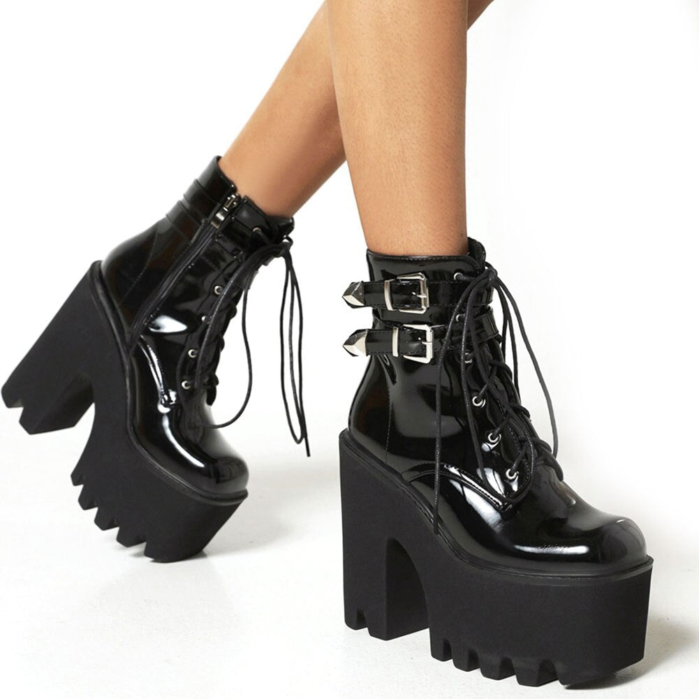 Leviathan Platform Ankle Boots