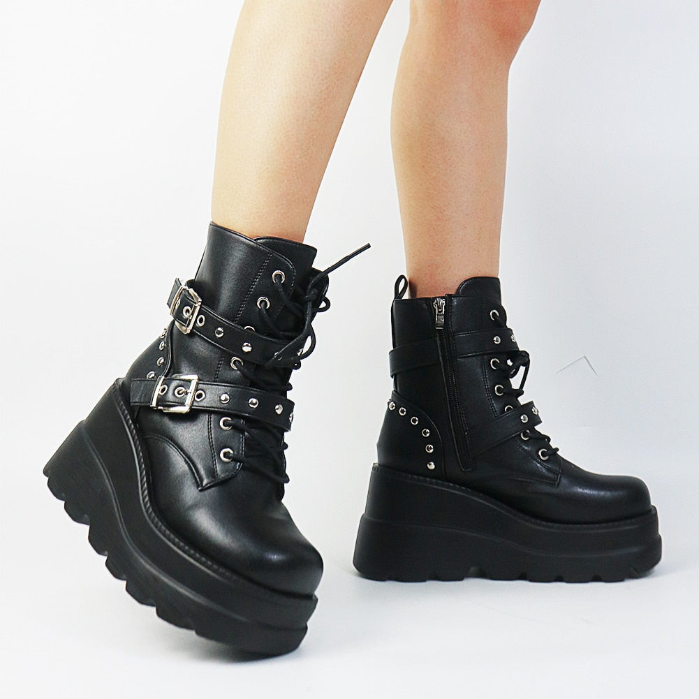 Botis Platform Ankle Boots