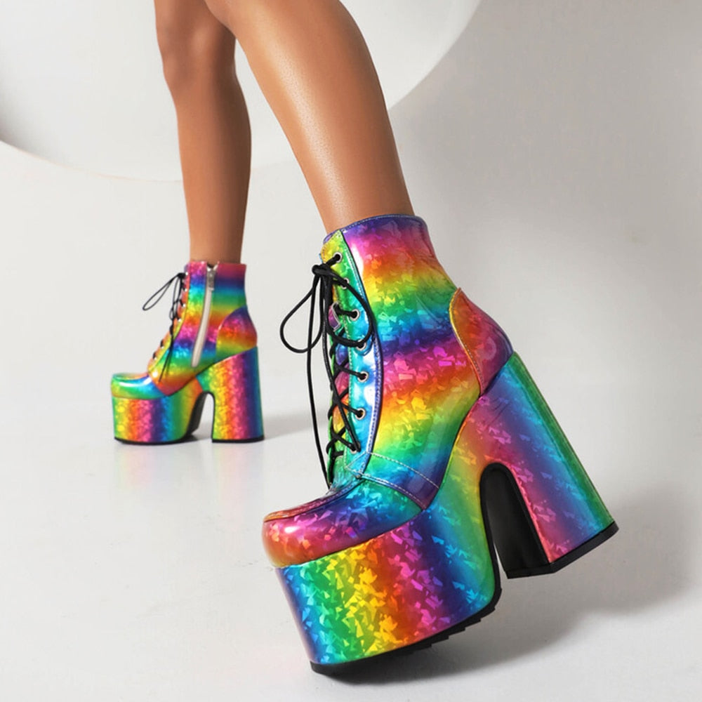 Belphagor Platform Ankle Boots