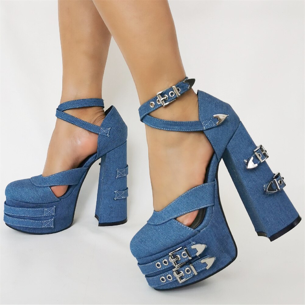 Shax Platform Heels