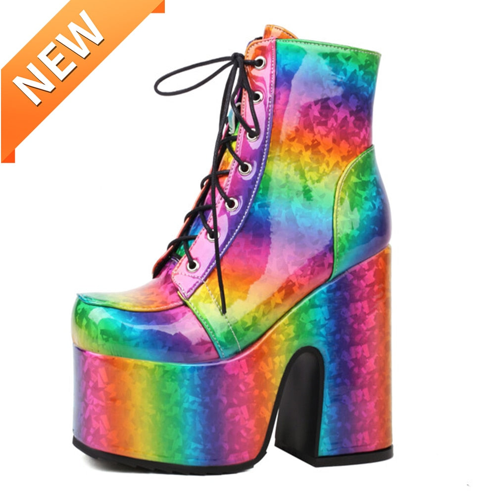 Belphagor Platform Ankle Boots