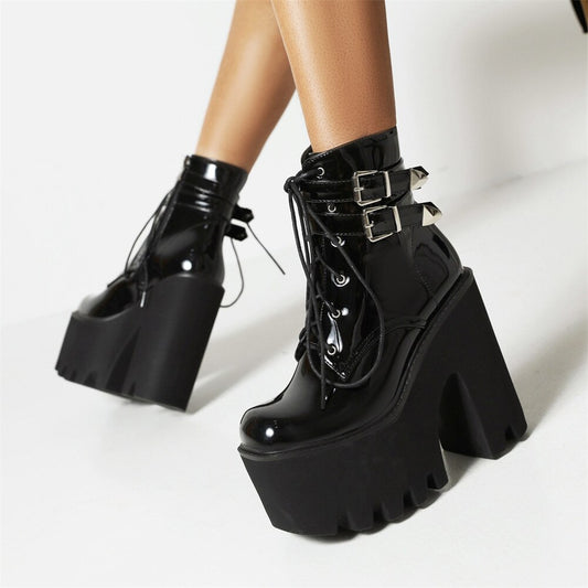 Leviathan Platform Ankle Boots