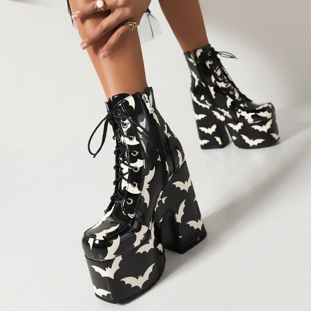 Belphagor Platform Ankle Boots