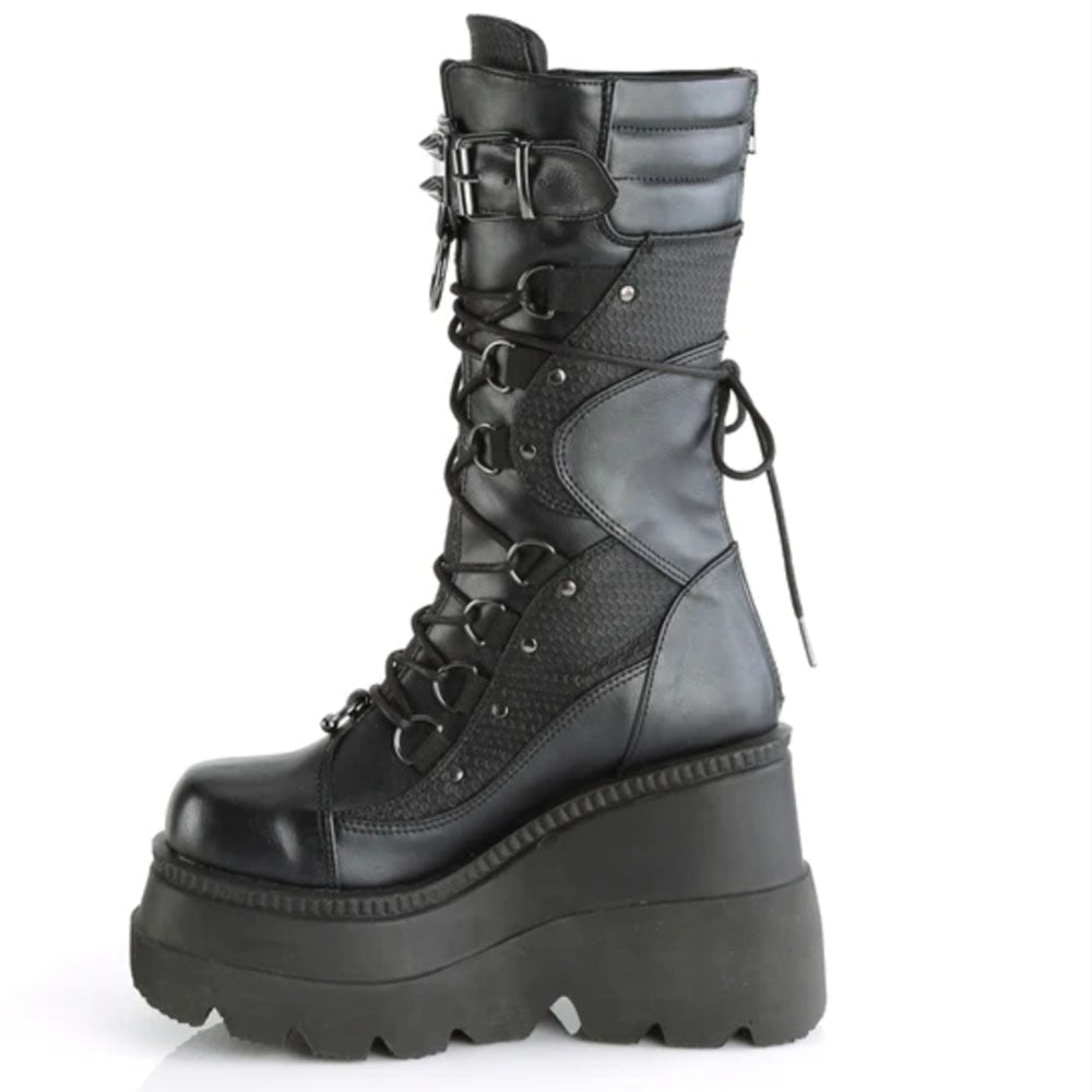 Naberius Mid Calf Platform Boots