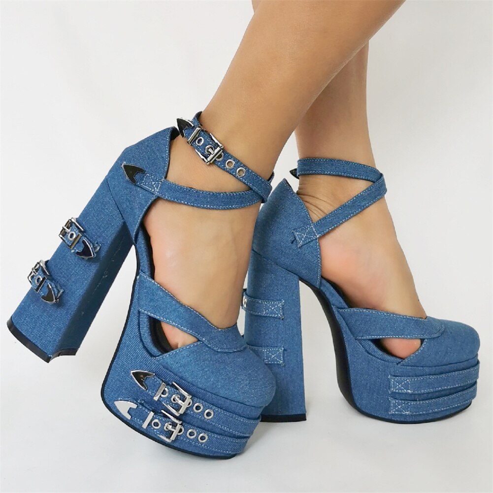 Shax Platform Heels