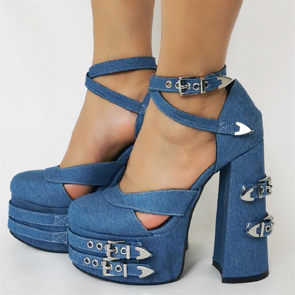 Shax Platform Heels