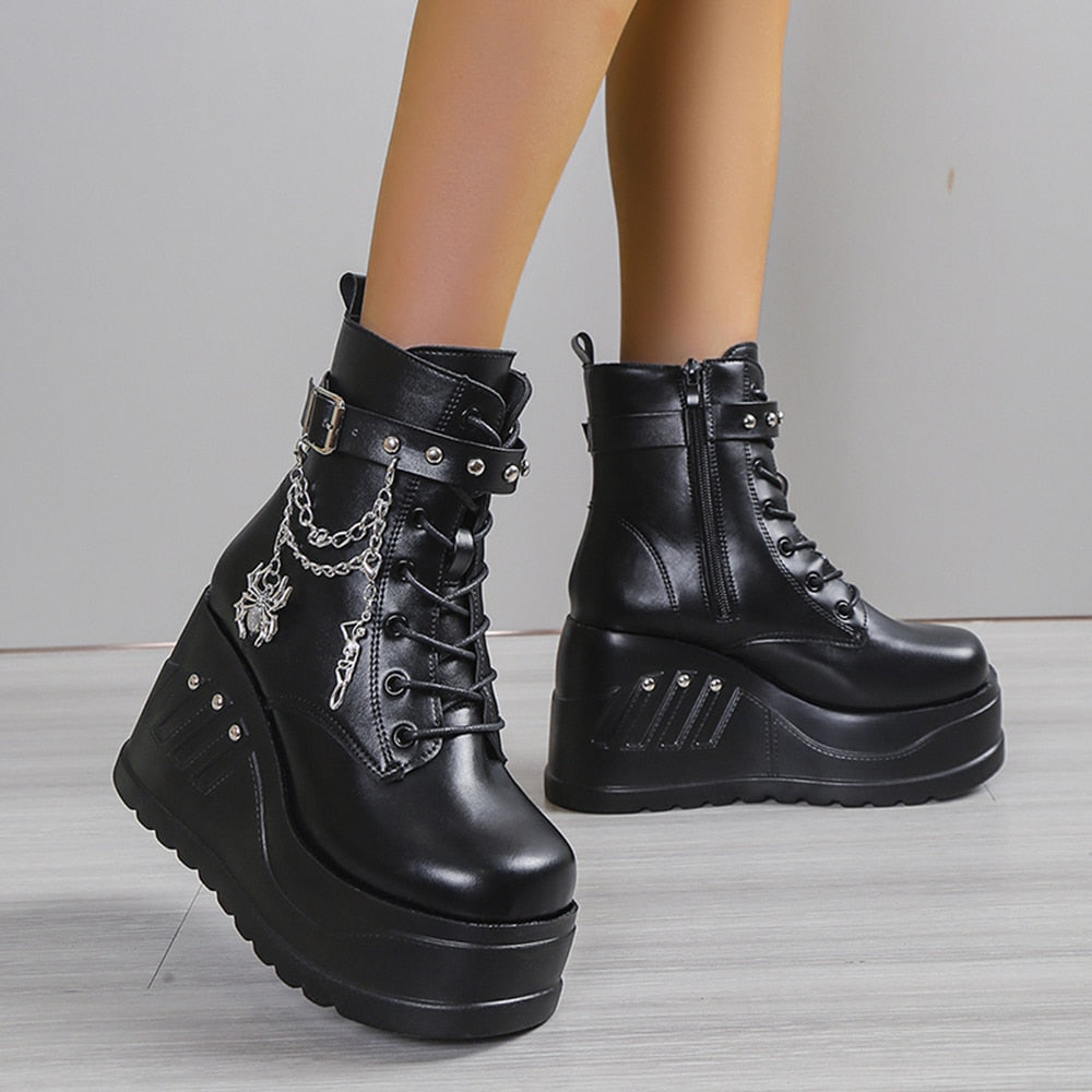 Dzoavits Platform Ankle Boots V2