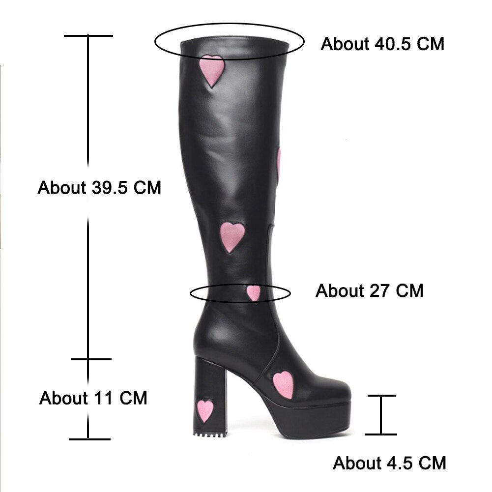 Ammut Platform Knee High Boots