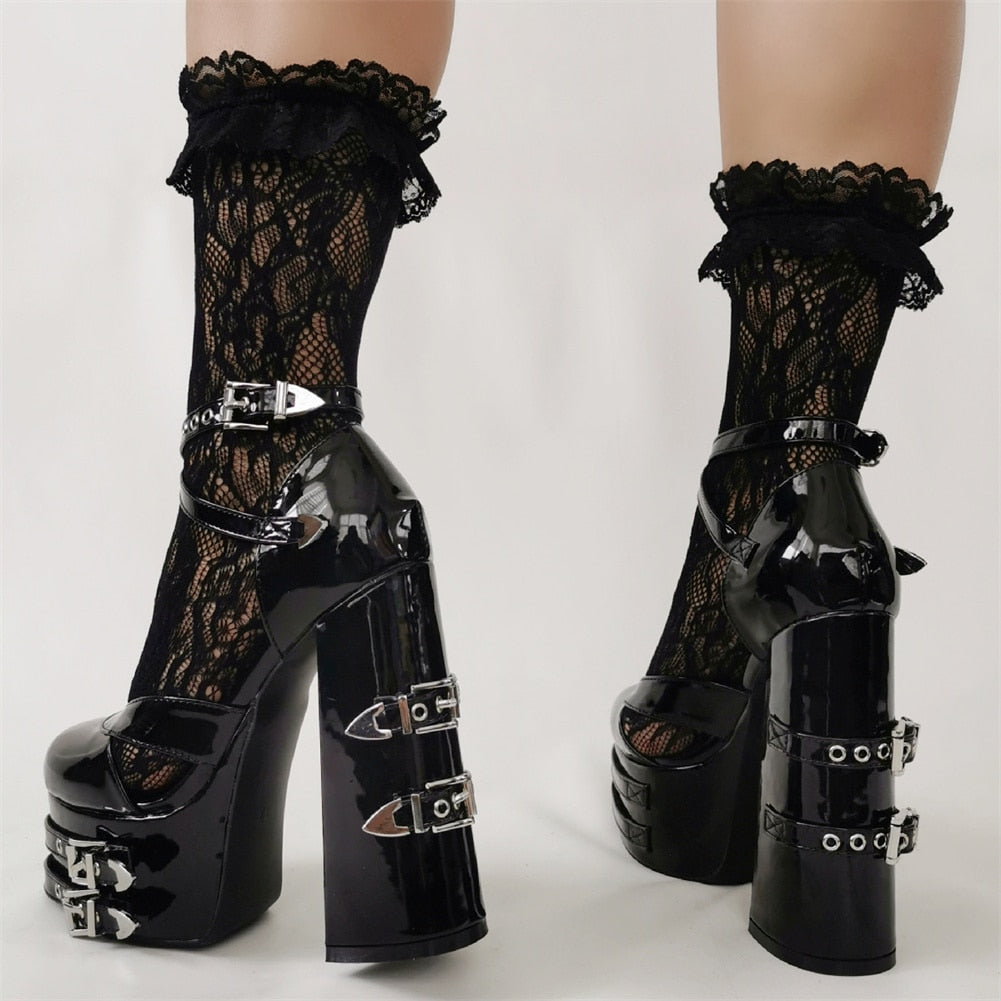 Shax Platform Heels