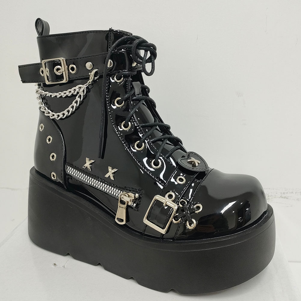 Marthim Platform Ankle Boots