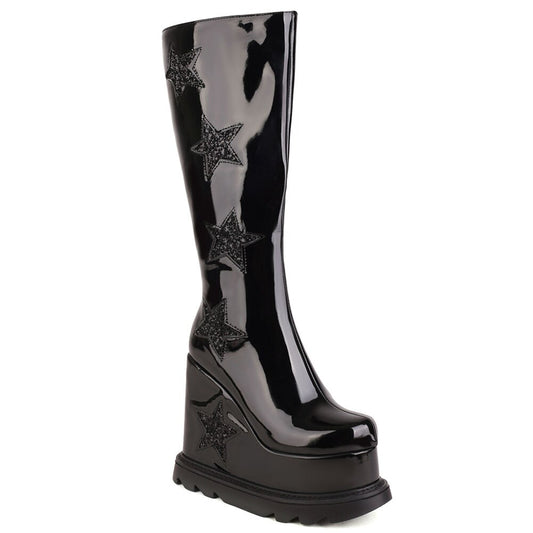 Amon Platform Knee High Boots